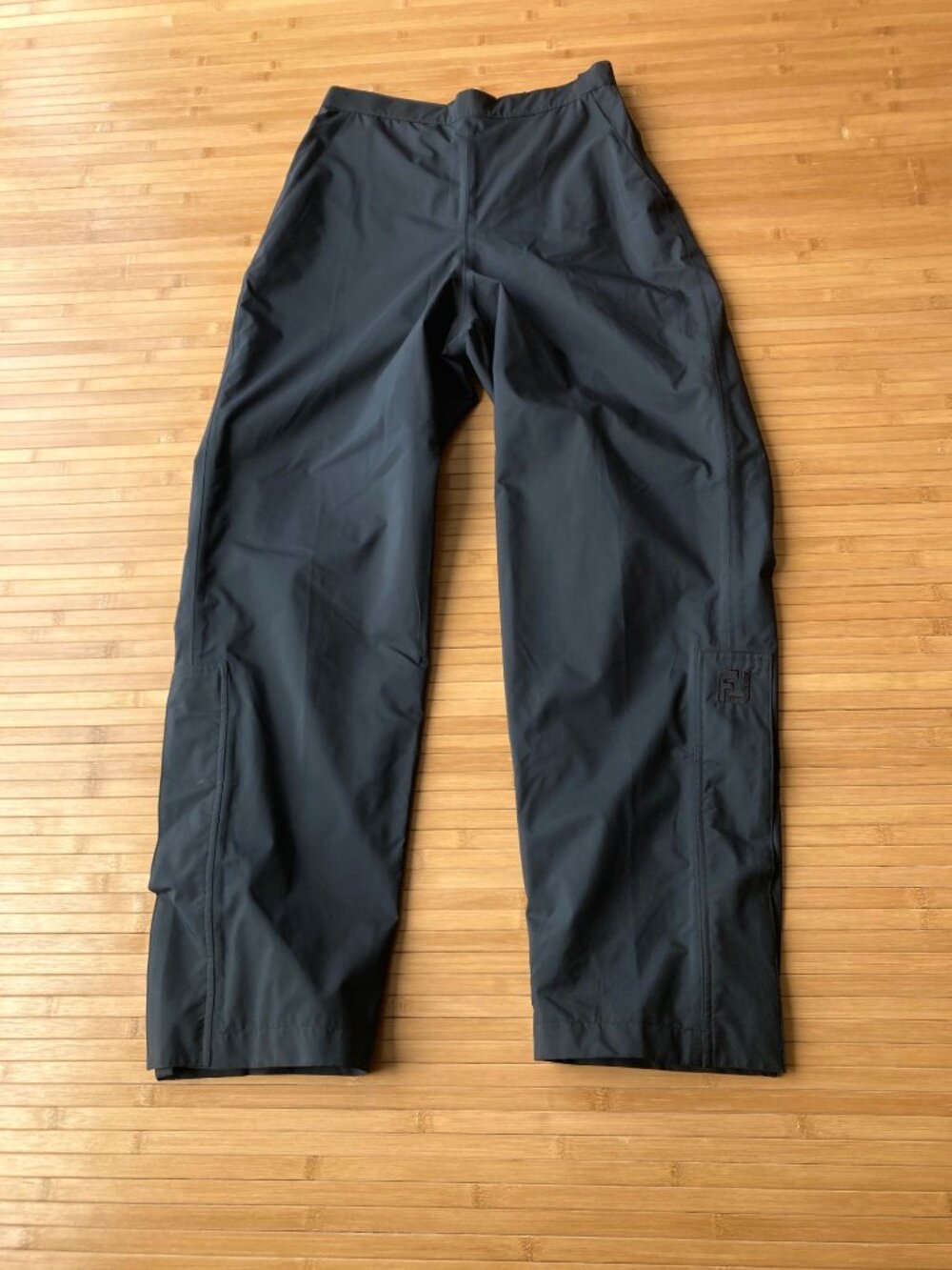 FootJoy DryJoys Womens Golf Rain Pants Small S Black Waterproof Windproof
